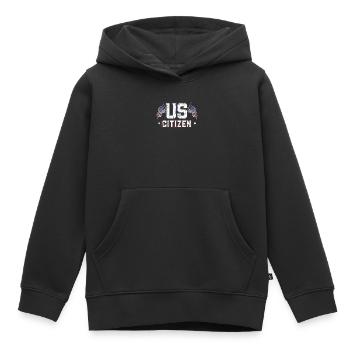US-Bürger New American USA Flag Constitution Day - Kinder Premium Organic Hoodie - Schwarz - Vorne - AI Model Kid Male (0cm)