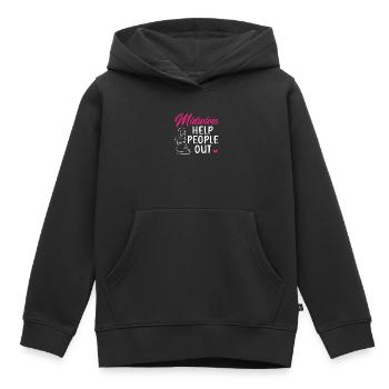 Midwifery Profession Newborn Childbirth Midwife - Kids Premium Organic Hoodie - black - Front - AI Model Kid Male (0cm)