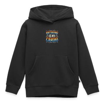 Antiquing Antique Lover Antique Hunting Antiquer - Sweat Premium à capuche enfant bio - noir - Devant - AI Model Kid Male (0cm)