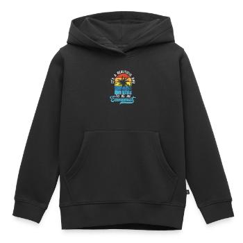 Wirtschaftswissenschaftler Wirtschaftslehrer Beruf Wirtschaft Wirtschaft - Kinder Premium Organic Hoodie - Schwarz - Vorne - AI Model Kid Male (0cm)