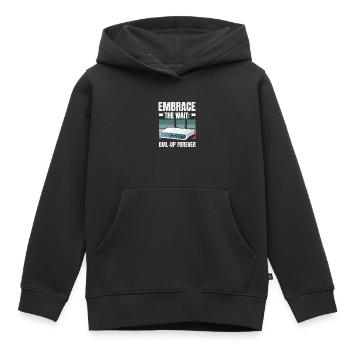 Connexion Internet commutée Blagues informatiques des années 90 - Sweat Premium à capuche enfant bio - noir - Devant - AI Model Kid Male (0cm)