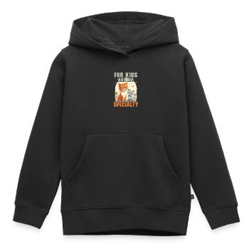 Pet Sitting Pet Lover Dog Walking Dog Sitter - Kids Premium Organic Hoodie - black - Front - AI Model Kid Male (0cm)