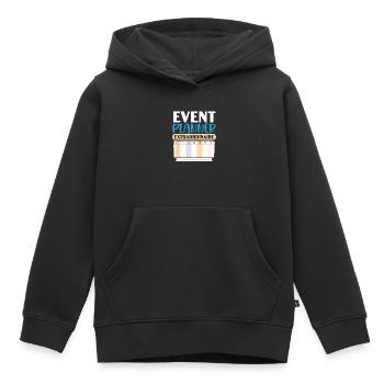 Veranstaltungsplaner Koordinator Job Eventplanung - Kinder Premium Organic Hoodie - Schwarz - Vorne - AI Model Kid Male (0cm)