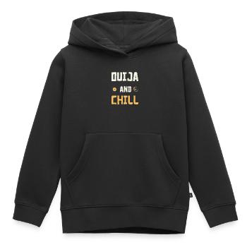 Ouija-Brett Paranormaler Geist Brett Halloween - Kinder Premium Organic Hoodie - Schwarz - Vorne - AI Model Kid Male (0cm)