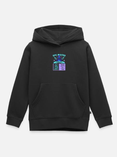 Jeu de rôle RPG Maître du jeu vidéo Gamer - Sweat Premium à capuche enfant bio - noir