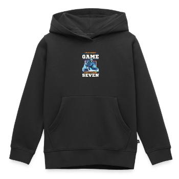 Hockey sur glace Gardien de but Gardien de but Gardien de but - Sweat Premium à capuche enfant bio - noir - Devant - AI Model Kid Male (0cm)
