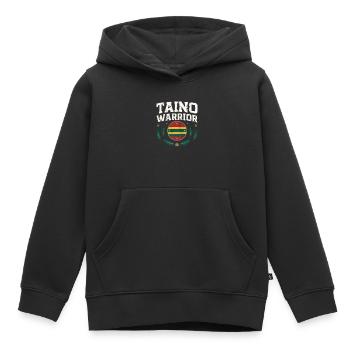 Taino-Indianer Puerto Rico Boricua Puerto-Ricaner - Kinder Premium Organic Hoodie - Schwarz - Vorne - AI Model Kid Male (0cm)