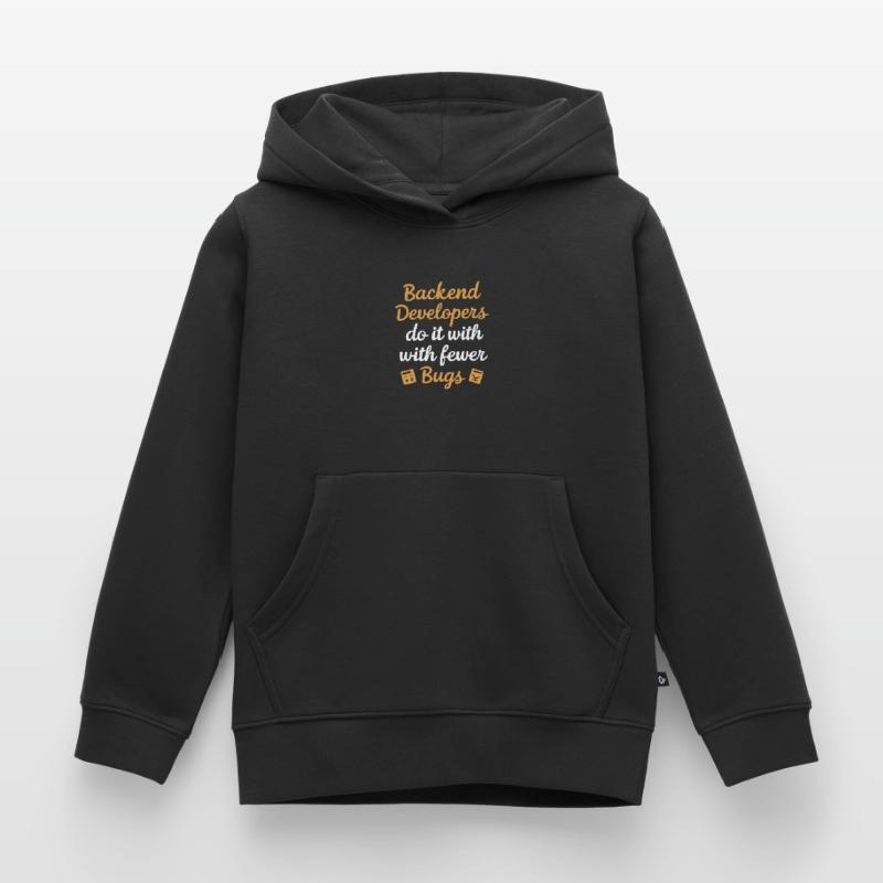 Backend-Entwickler Programmierung Softwareprogrammierer Kinder Premium Organic Hoodie