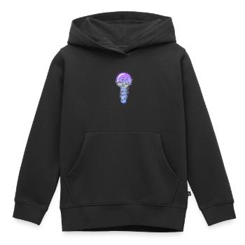 K-Pop Musique pop coréenne Corée du Sud Kpop Lightstick - Sweat Premium à capuche enfant bio - noir - Devant - AI Model Kid Male (0cm)