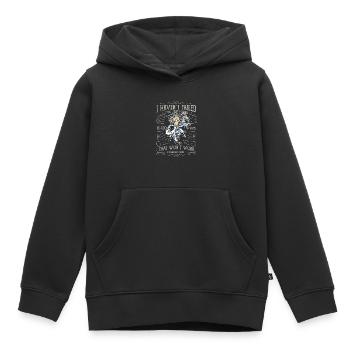 Verrueckter Wissenschaftler mad scientist - Kinder Premium Organic Hoodie - Schwarz - Vorne - AI Model Kid Male (0cm)