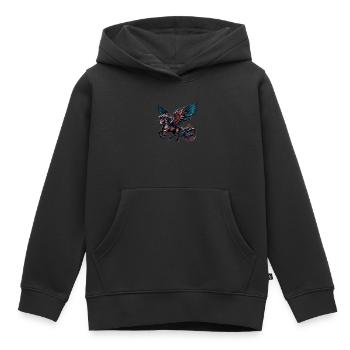 Mythical Horse with Wings An Animal Horse - Kids Premium Organic Hoodie - black - Front - AI Model Kid Male (0cm)