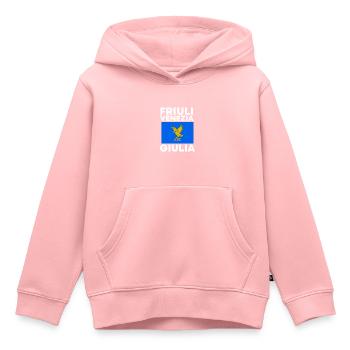 Venise Gondole Italie Venise - Sweat Premium à capuche enfant bio - rose - Devant - AI Model Kid Female (0cm)