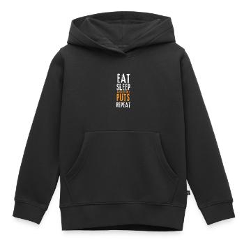 Options Trading Cash Secured Puts Future Forex - Kinder Premium Organic Hoodie - Schwarz - Vorne - AI Model Kid Male (0cm)