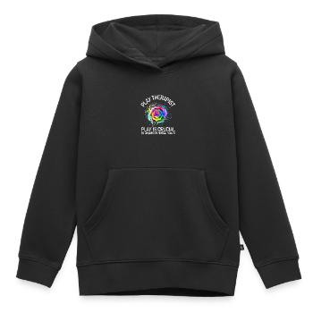 Play Therapist - Recreational Therapy Therapist RT - Kids Premium Organic Hoodie - black - Front - AI Model Kid Male (0cm)