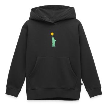 Altcoin Traders - Sweat Premium à capuche enfant bio - noir - Devant - AI Model Kid Male (0cm)