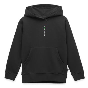Vitesse - Moto / Rapports / Voiture / Commutation - Sweat Premium à capuche enfant bio - noir - Devant - AI Model Kid Male (0cm)
