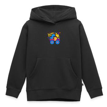T-Shirt Birthday Gift For Kids - Kids Premium Organic Hoodie - black - Front - AI Model Kid Male (0cm)