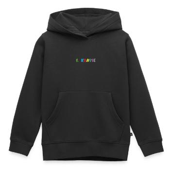 Verspielte 1. Klasse - Kinder Premium Organic Hoodie - Schwarz - Vorne - AI Model Kid Male (0cm)
