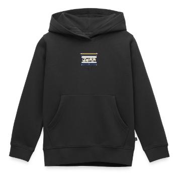 90s 80s cassette music retro pencil pencil - Kids Premium Organic Hoodie - black - Front - AI Model Kid Male (0cm)