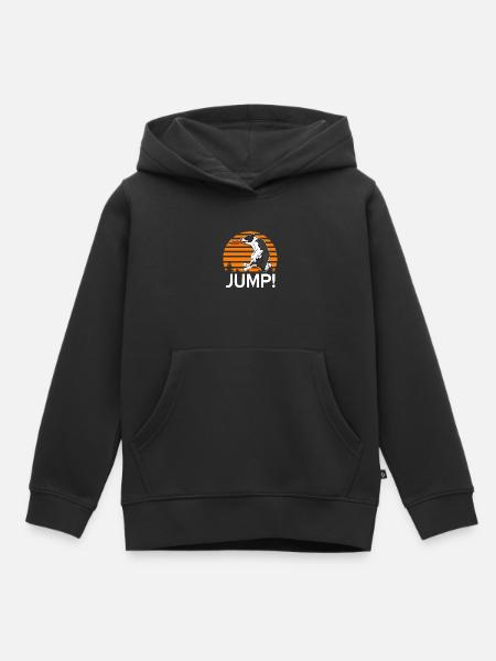 Border Collie - Kinder Premium Organic Hoodie - Schwarz