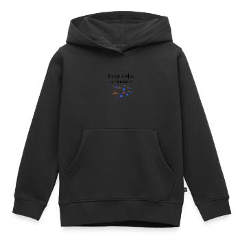 Corona Mücken Spruch - Kinder Premium Organic Hoodie - Schwarz - Vorne - AI Model Kid Male (0cm)