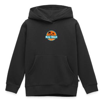 Key West Florida - Sweat Premium à capuche enfant bio - noir - Devant - AI Model Kid Male (0cm)