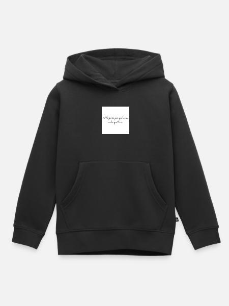 Vertrauen in dich - Kinder Premium Organic Hoodie - Schwarz
