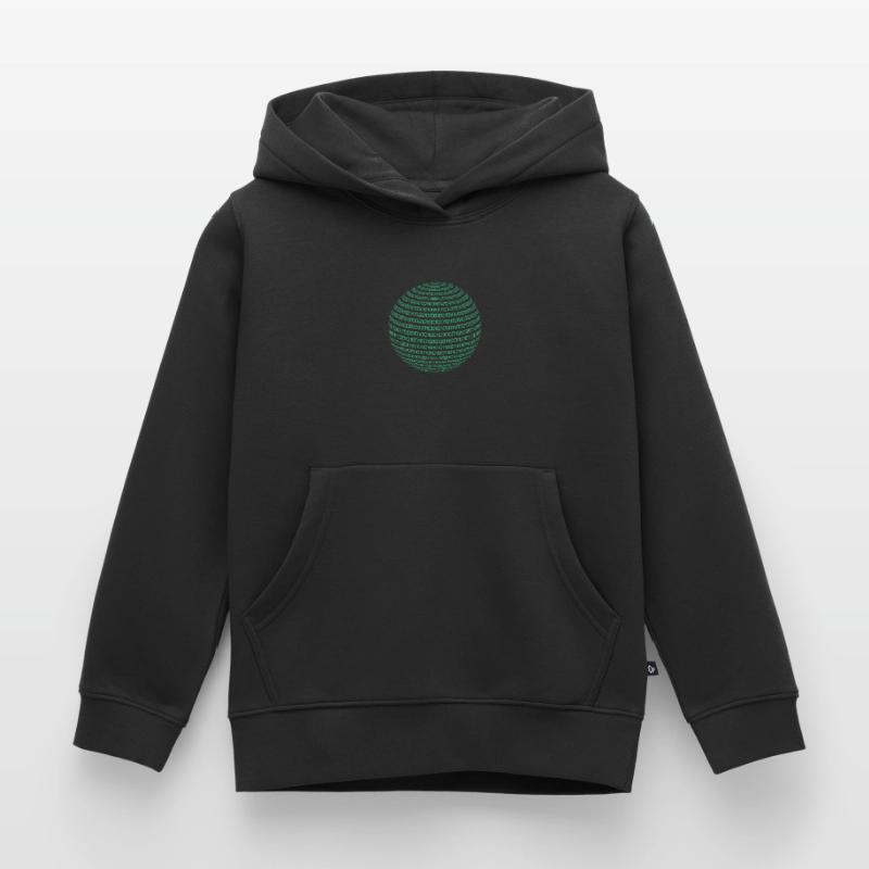 Binärcode Code Informatik Nerd Student Geschenk Kinder Premium Organic Hoodie