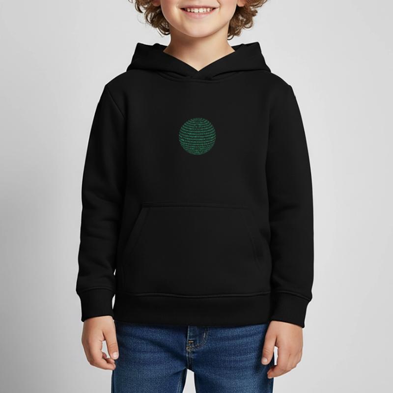 Binärcode Code Informatik Nerd Student Geschenk Kinder Premium Organic Hoodie