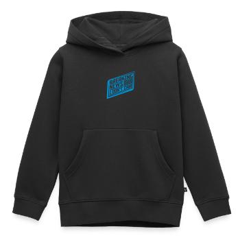 Breaking news don't care - Kinder Premium Organic Hoodie - Schwarz - Vorne - AI Model Kid Male (0cm)