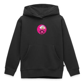 Best Mom ever - mum and baby sloth - Kinder Premium Organic Hoodie - Schwarz - Vorne - AI Model Kid Male (0cm)