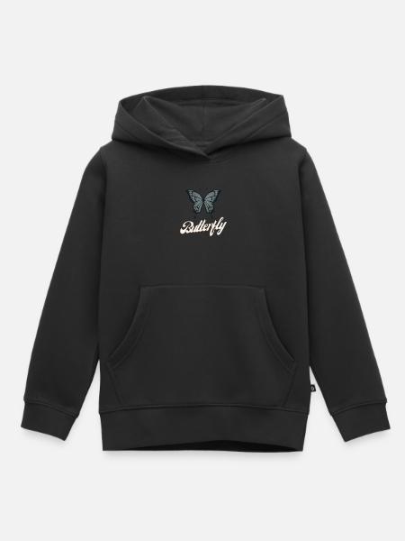 BUTTERFLY - Kinder Premium Organic Hoodie - Schwarz