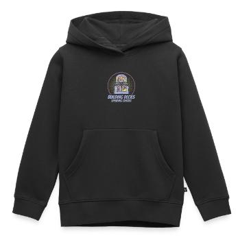 Carte à collectionner Jeu de cartes à jouer Cadeau de jeu de cartes - Sweat Premium à capuche enfant bio - noir - Devant - AI Model Kid Male (0cm)