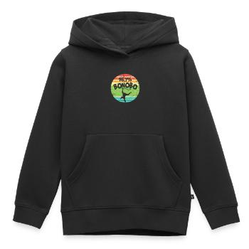 Lustiges Affe Schimpanse DNA - Kinder Premium Organic Hoodie - Schwarz - Vorne - AI Model Kid Male (0cm)