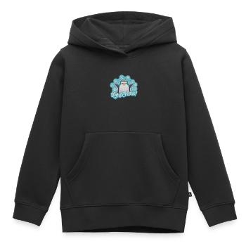 Lass es schneien! - Kinder Premium Organic Hoodie - Schwarz - Vorne - AI Model Kid Male (0cm)