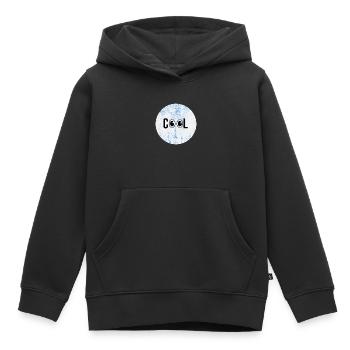 Kühl - Kinder Premium Organic Hoodie - Schwarz - Vorne - AI Model Kid Male (0cm)