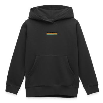 Johannesburg Afrique du Sud Rétro Afrique du Sud - Sweat Premium à capuche enfant bio - noir - Devant - AI Model Kid Male (0cm)