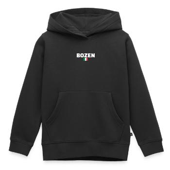 Bozen Italien Italienische Flagge Italiener - Kinder Premium Organic Hoodie - Schwarz - Vorne - AI Model Kid Male (0cm)