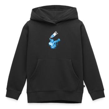 Jazz tube - Kinder Premium Organic Hoodie - Schwarz - Vorne - AI Model Kid Male (0cm)