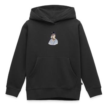 Emperor Franz Joseph - Kids Premium Organic Hoodie - black - Front - AI Model Kid Male (0cm)