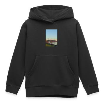 Weserstadion - Kinder Premium Organic Hoodie - Schwarz - Vorne - AI Model Kid Male (0cm)