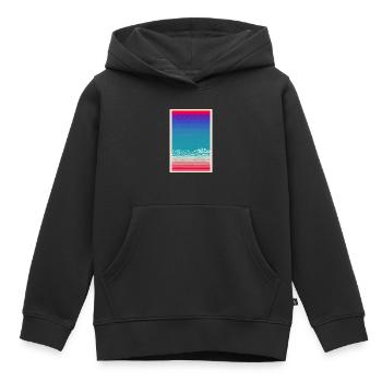 Blaue Stunde - Kinder Premium Organic Hoodie - Schwarz - Vorne - AI Model Kid Male (0cm)