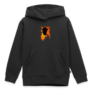 Black Woman #1 - Kinder Premium Organic Hoodie - Schwarz - Vorne - AI Model Kid Male (0cm)