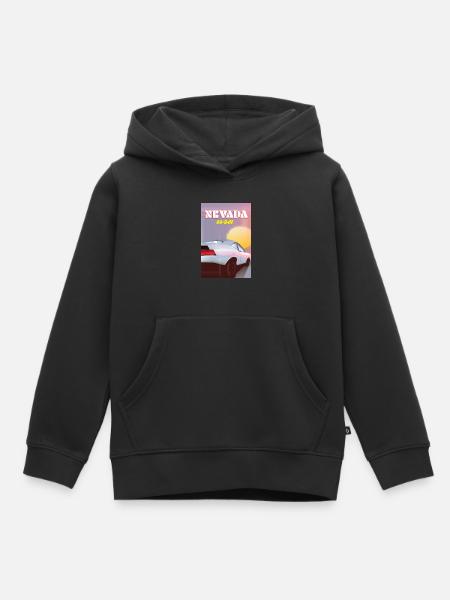Nevada USA Oldtimer - Kinder Premium Organic Hoodie - Schwarz