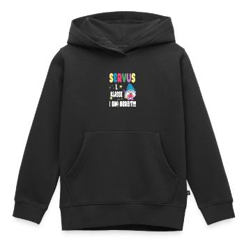 Design amusant pour la rentrée bavaroise - Sweat Premium à capuche enfant bio - noir - Devant - AI Model Kid Male (0cm)