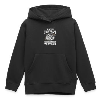 Good Photographer - Kinder Premium Organic Hoodie - Schwarz - Vorne - AI Model Kid Male (0cm)
