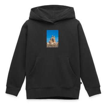 Gozo Insel Xewkija Stadtrotunde von Xewkija Malta - Kinder Premium Organic Hoodie - Schwarz - Vorne - AI Model Kid Male (0cm)
