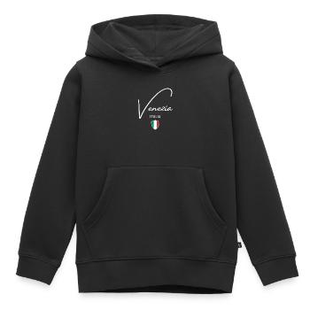I love Venice, souvenir Venice - Kids Premium Organic Hoodie - black - Front - AI Model Kid Male (0cm)