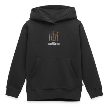 CEO of Rechenzentrum Leiter Programmierer - Kinder Premium Organic Hoodie - Schwarz - Vorne - AI Model Kid Male (0cm)