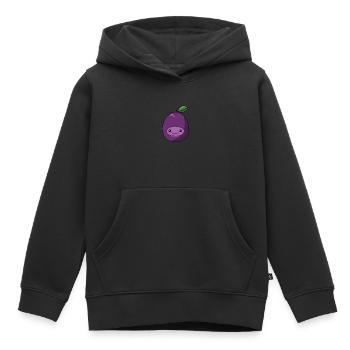Comic Plum - Kids Premium Organic Hoodie - black - Front - AI Model Kid Male (0cm)